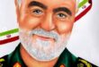 قاسم سلیمانی نقاشی
